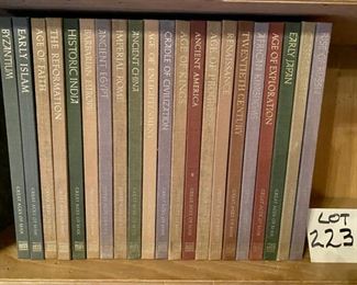 Lot 2231. $40.00. Set of Time-Life Books (19 Volumes) "Great Ages of Man" - When your kid says (s)he is bored, just them one of these great books ...