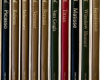 Lot 2242:$135.00 Art Books: Time-Life - Library of Art (27 Volumes) A tremendous look at all the Masters.