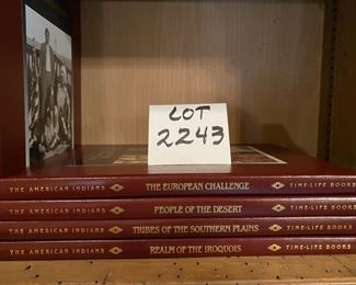 Lot 2243: $110.00. 23 vol Time-Life Books "The American Indians" Series. Sensational Series.