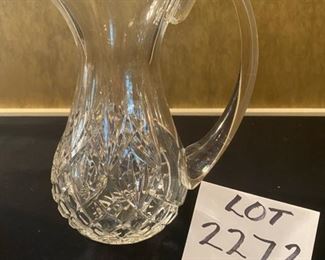 Lot 2272, $55.00. Beautiful Waterford Water Pitcher 10.5" T x 6" W Nice Gift, too!