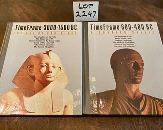 Lot 2247. $12.00. Two Volume Set of Time-Life Books (Time Frame: 3000-1500 BC and 600-400 BC)