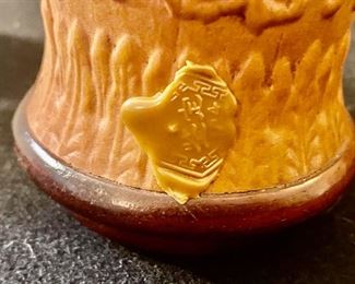 Lot 2287. $35.00. This is an antique celluloid Cricket Holder -Chinese children would catch a cricket, put it in this vessel, and shake it, like a rattle. Has the stamp from China that allows for certain antiquities to be taken out of the country. Interesting info.