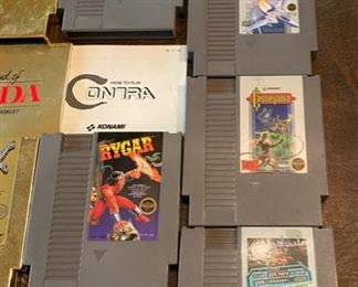 Lot 2262 $40.00 10 NES Nintendo Video Games including 5 Games with Instruction Booklets