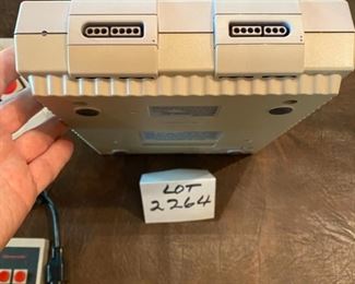 Lot 2264 $95.00 Super Nintendo Game Console, Nintendo NES Advantage Joy Stick Controller NES -026, 2 NES Nintendoo Controllers.