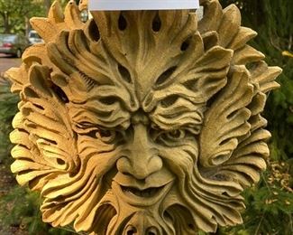 Lot 2312. $15.00 Outdoor God of Summer Wall Decor/Visions of your nightmare (just kidding)! Made of Resin.