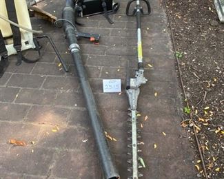 Lot 2315 $300.00 Landscaping Special! Its a Steal (see what I did there!) Stihl BR400 Gas Blower. Stihl HL100 Tree Trimmer, Echo SRM-2300 Trimmer, and Solo Back Sprayer. May need a tune-up on the motors.