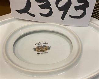 Lot 2393 $275.00. Noritake China. 90 pc! Set. Includes: service for 12 plus serving pieces. 14 Dinner Plates, 12 of each: soup bowls, fruit bowls, dessert/bread&butter plates, salad plates, saucers, cups. Lovely and very complete set! Great condition!