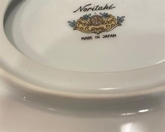 Lot 2393 $275.00. Noritake China. 90 pc! Set. Includes: service for 12 plus serving pieces. 14 Dinner Plates, 12 of each: soup bowls, fruit bowls, dessert/bread&butter plates, salad plates, saucers, cups. Lovely and very complete set! Great condition!