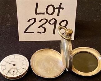 Lot 2398. $95.00. Antique Aurora Watch Co. Pocket Watch, Serial #1130799 Prod Years: 1883-1892. Jewel 15