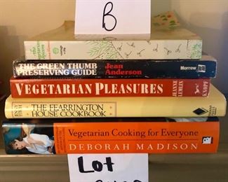 Lot 2408 B: $26.00. 5 Vegetarian-ish Cookbooks.