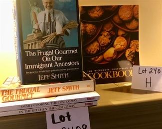 Lot 2408 H. $19.00. Frugal Chef (x2) + Costco (x 3)+ Microwave Cooking