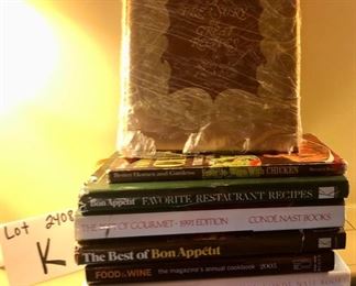 Lot 2408 K. $35.00. 7 compilation cookbooks