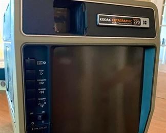 Lot 2432. $95.00. Kodak Ektagraphic Model 270 Audioviewer/projector (for slides). With a cassette player to pair with amazing slides!