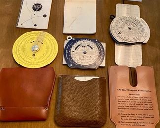 Lot 2444. $45.00. Flight Computer Dials and Circular Slide Rule, Sanderson Flight Computer and CPU-26A/P Computer Air Navigation