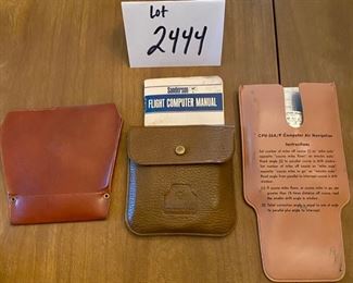 Lot 2444. $45.00. Flight Computer Dials and Circular Slide Rule, Sanderson Flight Computer and CPU-26A/P Computer Air Navigation