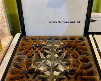 Lot 2448. $425.00. 1930's White Star Porcelain Enamel Gas Stove. It works! The homeowner used it for her canning. Will need a professional mover. It is located in the basement of the home, but measurements seem to be able to get it out. Purchased in 1934 (we have the receipt! ) 41 “ W x 24.5 D x 37.5” H