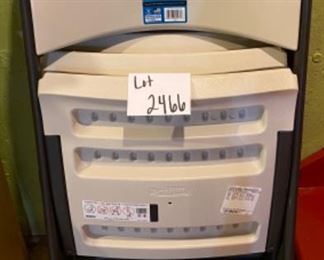 Lot 2466. $80.00. Set of 4 Lifetime Folding Chairs in White Granite, Like New