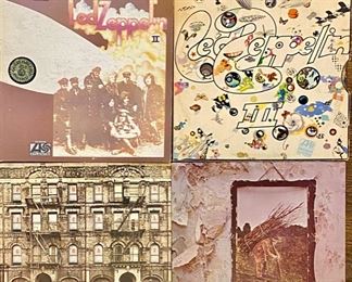 Lot 2505 $40.00 Led Zeppelin 4 LP Collection. Including their 2nd and 3rd Releases. Who can forget "Stairway to Heaven"?
