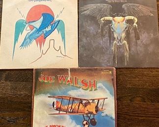 Lot 2508 $20.00 Double Eagle & Joe Walsh 3 LP Collection.