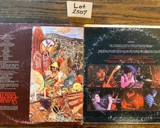 Lot 2507 $15.00 Double Santana LP Collection. Just saw Santana at Ravinia a couple of years ago. His music is classic!