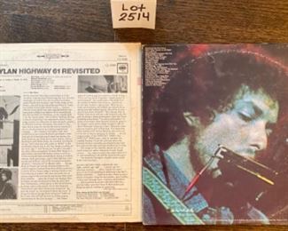 Lot 2514. $20.00. Bob Dylan 2 LP Collection. A True Legend and one of the best songwriters in the history of Rock/Folk Music
