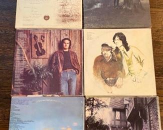 Lot 2516 $25.00. Country Rock/Acoustic 6 LP Collection Great collection well known and little known Country/Rock and Singer Songwriters.