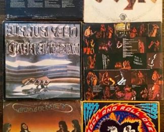 Lot 2520 $30.00 The Hard Rock & Soft Rock 6 LP Collection. Includes: Kiss, Styx, Deep Purple and Humble Pie all Crowd pleasers.