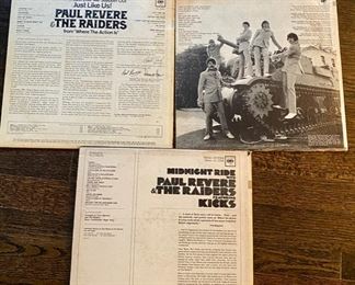 Lot 2521 $15.00 Paul Revere and the Raiders 3 LP Collection Americas Answer to Dave Clark Five. You'd be surprised by their music.