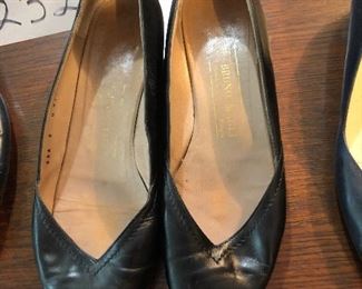 Lot 2323. $40.00. Vintage Pedro's Travel Case in fabulous condition (with key)! 47"t x 23"w x 17"d. 2 pairs of vintage shoes. Both Bruno Magali Vintage Size 8