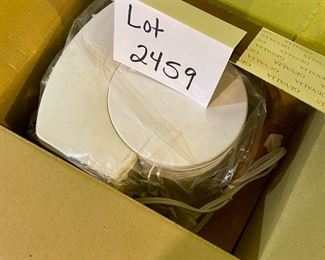 Lot 2459. $60.00. Gevalia Kaffe Lot: Thermal Server (white), Bean Storage, scooper, looks new! Connoisseur Home Concepts (GM-410W)