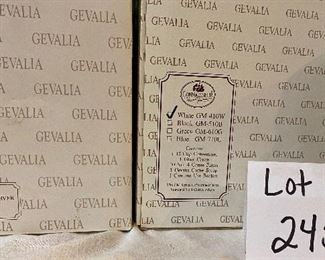Lot 2459. $60.00. Gevalia Kaffe Lot: Thermal Server (white), Bean Storage, scooper, looks new! Connoisseur Home Concepts (GM-410W)