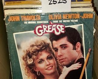 Lot 2525 $125.00. Large Collection of Albums for Benny Goodman to Movie Soundtracks Like Grease and some 78's.