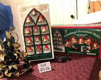 Lot 2526. $40.00. Caroling Christmas Bells AUS300 and Horny Christmas Tree