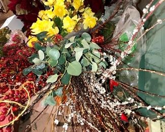 Lot 2536. $20.00. A large assortment of faux florals. Make all your beautiful things in every season!