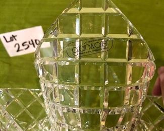 Lot 2540. $22.00. "Grainware" Acrylic or Lucite basket with handle, possibly by William Bonds. Great!