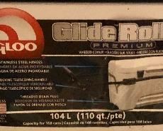 Lot 2551 $30.00 Igloo Glide Roller 110 Qt Premium Cooler Needs a Good Cleaning. Needs a nice cleaning but the inside is almost Pristine