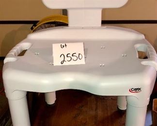 Lot 2550 Lot 2550 $20.00 Carex Shower Chair. Eventually we will all need one of these...