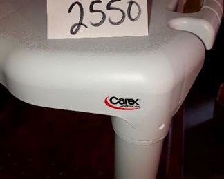 Lot 2550 Lot 2550 $20.00 Carex Shower Chair. Eventually we will all need one of these...