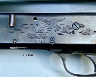 Lot 2554 $325.00 Vintage Remington Sportsman 12 Guage Shotgun Serial No.406786, Missing Cartridge Chamber Cover.