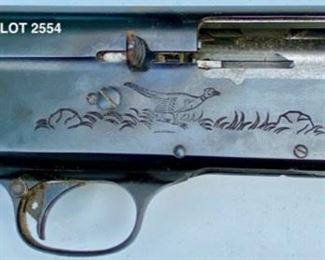 Lot 2554 $325.00 Vintage Remington Sportsman 12 Guage Shotgun Serial No.406786, Missing Cartridge Chamber Cover.