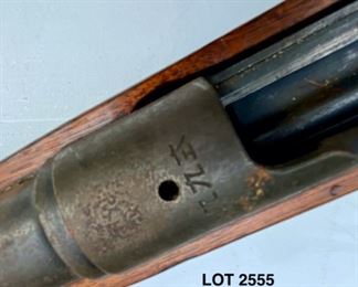 Lot 2555 $350.00 WWII Japanese Arisaka Type 99 7.7 Rifle