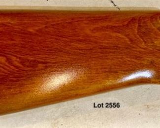 Lot 2556 $150.00 Vintage 22 Rifle with some rust on the barrel. Needs some work.