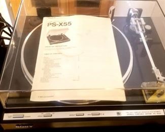 PS X55 Sony turntable