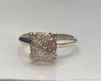 14k Vintage Diamond Ring