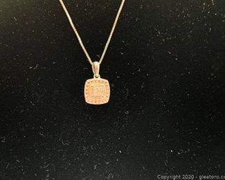 Sterling and Swarovski Crystal Pendant