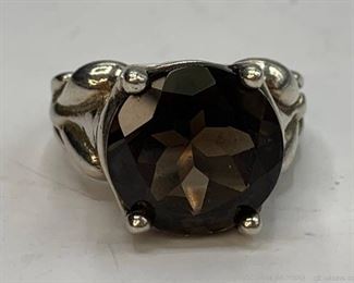 Sterling and Quartz Cocktail Ring