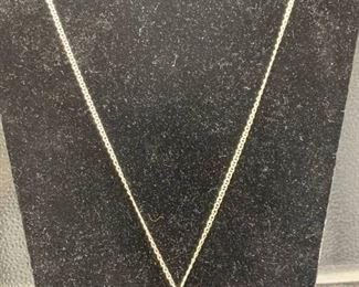 Tiffany and Co Pendant 28in Sterling Necklace