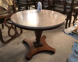 AWESOME VINTAGE MARBLE TOP TABLE