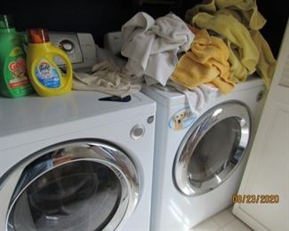 LG washing machine & dryer