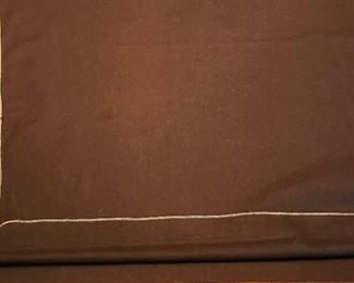 Heckman Dining Table with Two Silver Drawers, Two Extensions (each measures 20" wide), Two Arm/Captain's Chairs, and Six Side Chairs.  Width of the Table is Four Feet, Length of Table without Extensions Six Feet Five Inches, Length of Table with Leaves/Extensions is Ten Feet